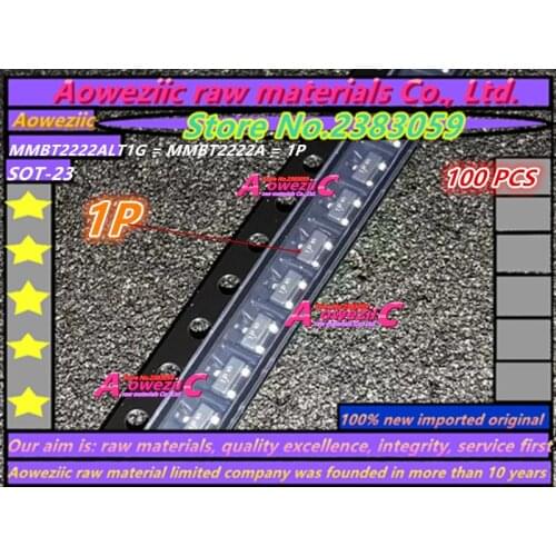 100% new original MMBT2222ALT1G MMBT2222A 1P MMBT2907ALT1G MMBT2907A 2F BAS16 A6 SS8050 Y1 SS8550 Y2 02CZ8.2-Y 8.2Y SOT-23
