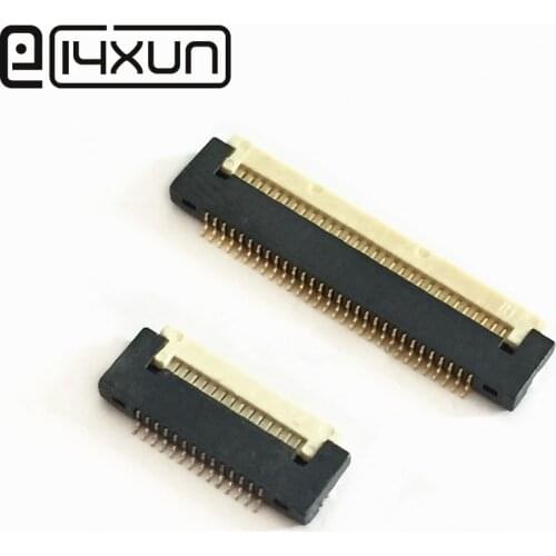 2pcs/lot FPC FFC flat cable connector socket 0.5mm Pitch 18/20/21/22/24/25/26/28/30Pin SMD/SMD H=1.5mm for LCD interface