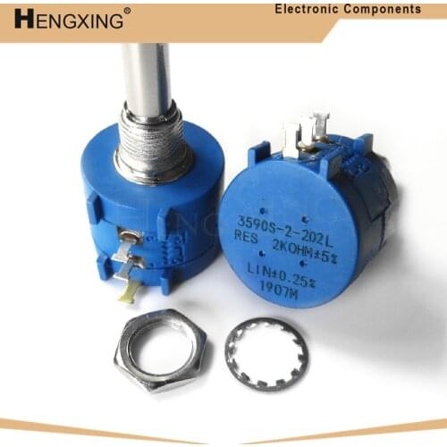 3590S 1K 2K 5K 10K 20K 50K 100K 500R 100R 200R ohm Precision Potentiometer Adjustable Resistor 3590 102 103 502 103 203 503 104