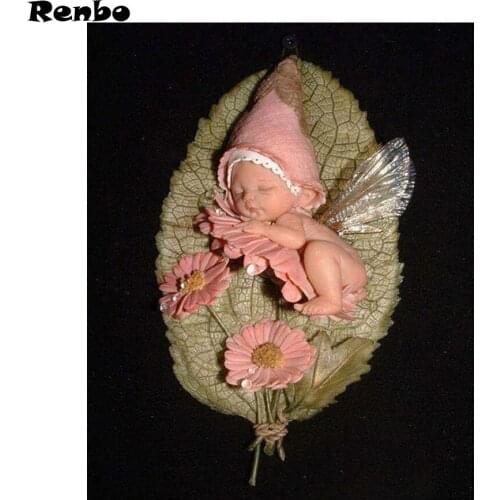 5D diy Diamond Painting Baby angel 3d Cross Stitch Full diamond embroidery Icon Mosaic patterns beaded embroidery kits