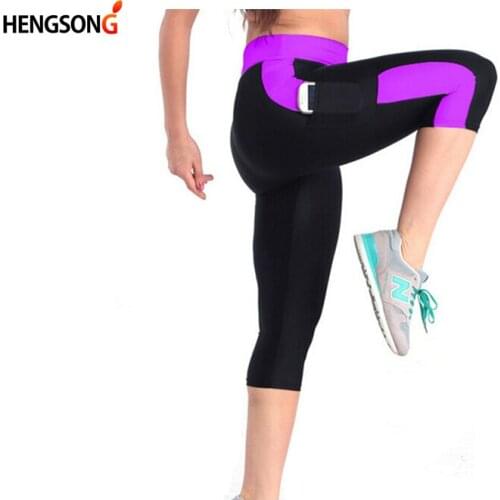 New High Waist Women Pants Elastic Stretched Fitness Plus Size S-XL Fitness Female Sport Pants Sportswear Running Pants