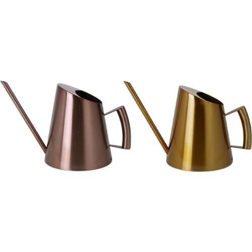 Gardening Watering Kettle With Long Mouth Stainless Steel Watering Can For Plants And Flowers 400ml 900ml 1500ml Succulent Plant