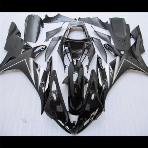 Hey-Fairings Fit YZF 1000 R1 Year 2002 2003 02-03 ABS Motorcycle Fairing Kit Bodywork Motorbike Cowling Black for Yamaha