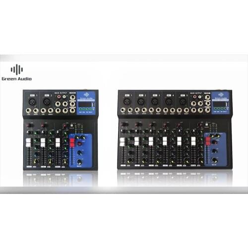 GAX-UF4 USB interface 4 channels Mini audio Mixer perfect for home karaoke