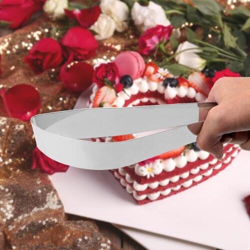 Cake Tools Fondant Dessert Pancake Divider Stainless Steel Cake Slicer Server Cheese Pie Cutters Knife Chocolate Biscuit Knife