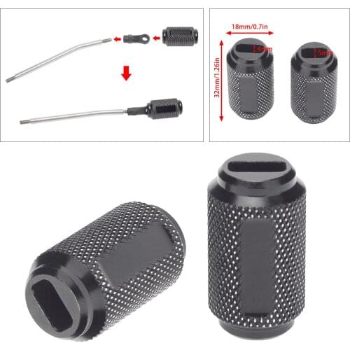 Aluminum Alloy Rod End 18mm Wheel Hex Wrench Tool :10 Scale Remote Control Model Buggy Car DIY Accessories