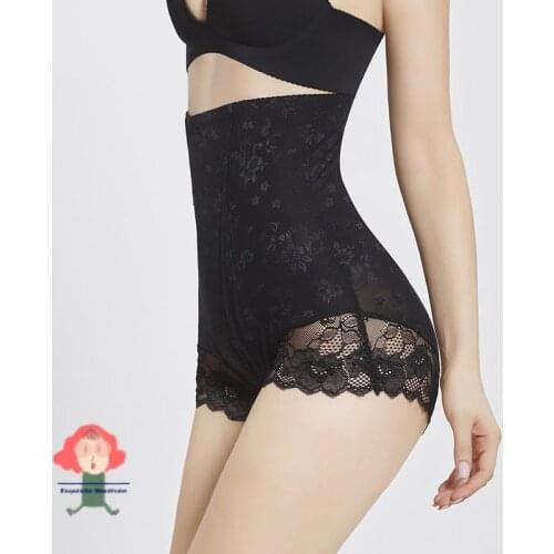 Lady Tummy Control Corset Women Lace High Waist Trainer Body Shaper Panties Seamless Control Belly Slimming Girdle Underwear