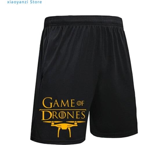 Summer New Drone Sweatpants Cool Printed Men Women Sports Shorts Game of Drone Unisex Drone Funny Fitness Running Pants TO06