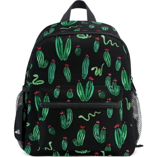 2020 Hot Sale Fashion Children School Bags cactus printed Backpack Baby Toddler kids Book Bag Kindergarten Boy Girl Backpacking