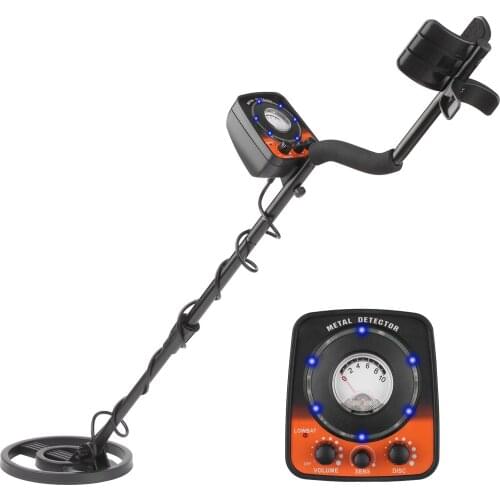 Metal Detector Metal Finder 38-46in Audio Flash Prompt with DISC Mode Lightweight Design Great for Treasure Hunting Beginners
