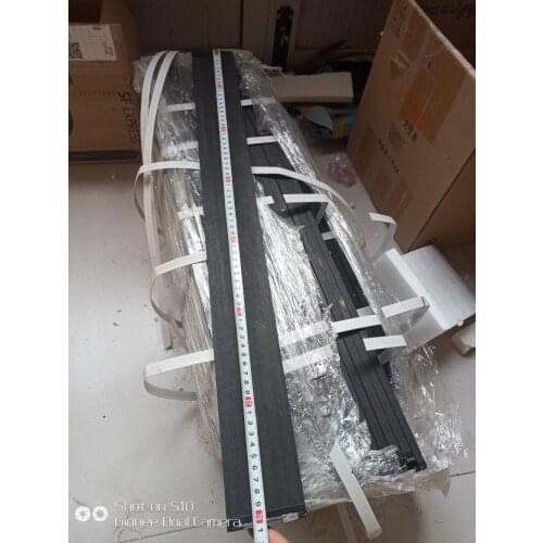 Unfinished ebony fingerboard for electric bass with dimensions 705x72x8 mm.for 34 inch bass