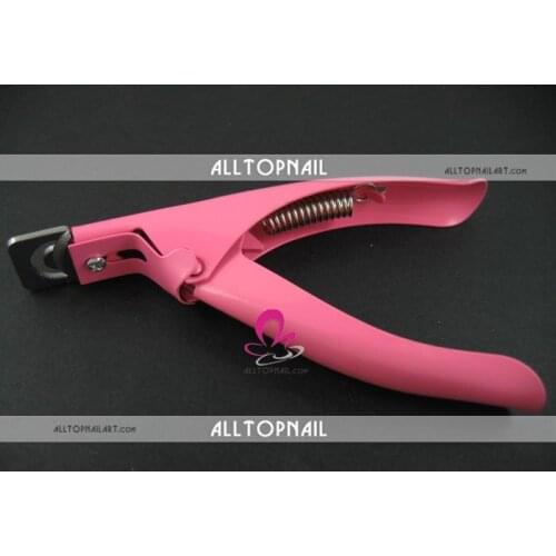 Pink Acrylic False Nail Tip Cutter Clipper Original Edge Cutter - Free shipping