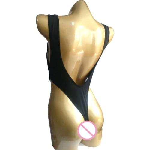 Porn Body Sexy Ice Silk Bodysuit Transparent Backless Femme Leotard Mujer Hot Erotic Lingerie Bodysuit Clubwear Stripper Clothes