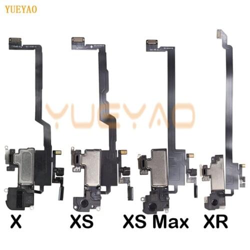 Earpiece Flex For iPhone X Xs Max XR Proximity Light Sensor Small Earphone Headphone Ear Speaker Flex Cable