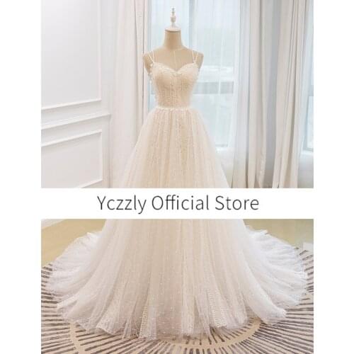 Yczzly Mermaid Silhouette Wedding Dresses