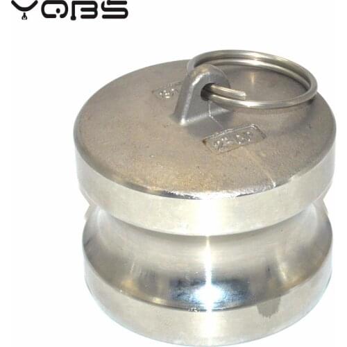1pc 1/2"-2" TYPE DP Dust Plug Stainless Steel 316 Trash Pump Adapter Camlock Coupler