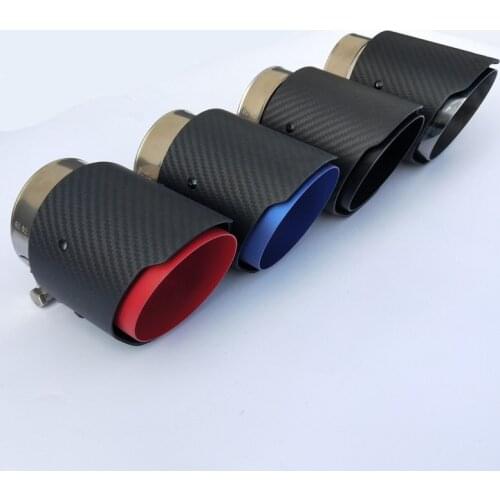 Carantly Factory sale Matt muffler CAR MODIFIDE MUFFLER pipe Carbon Fiber Exhaust Tip/Muffler Stainless Steel For Akrapovic