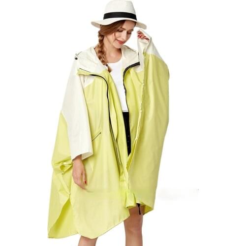 Big Size XXL Women Breathable Raincoat Lightweight Rain Coat Poncho Ladies Waterproof Cloak Raincoats Adults Windproof Rainwear