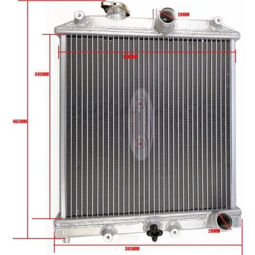 2 ROW 28MM 32mm IN/OUT PIPE Aluminum Radiator 92-00 FOR Honda FOR Civic EK EG D15 D16 B16 B18