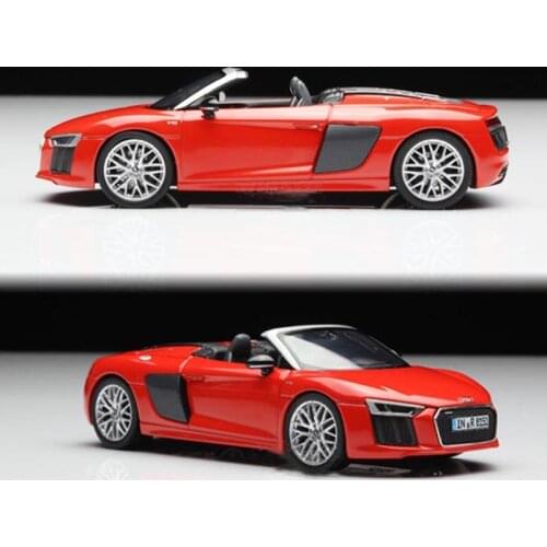 2017 1:43 scale R8 V10 boutique alloy cars die-casting sports car metal convertible model toys adult children gifts collect show