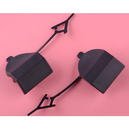 CITALL PP 1 Pair Left and Right Car Rear Bumper Tow Hook Eye Cover Cap fit for Porsche Cayenne 2015 2016 2017