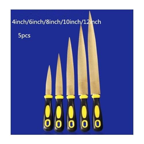 Hot sales Wood File Steel File Rasp 4’’/6''/8''/10''/12" Flat/Half-round Metal Files For Craft Carving Woodworking Tools