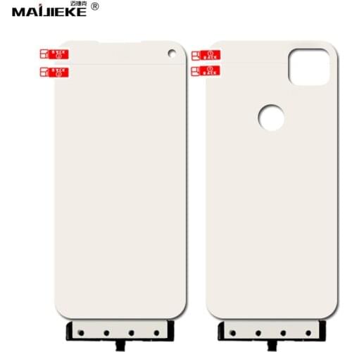 Front+Back Hydrogel Film For Google Pixel 4A 4 XL 3A XL Full Cover Screen protector Film for Goolge Pixel 5 Nano Film(Not Glass)