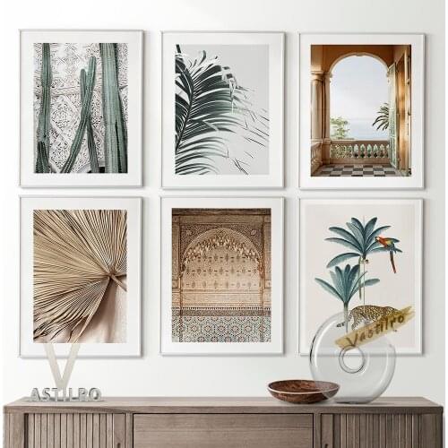 Botanical Leaf Photography Collection Poster Greenery Foliage Canvas Painting Aesthetic Landscape Modern Minimalist Wall Decor