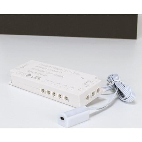 Ultra-Thin Power Supply Drive Kit 24W/36W/60W DC 12V Porous Socket Constant Voltage Switch Cabinet Closet Light Accessories