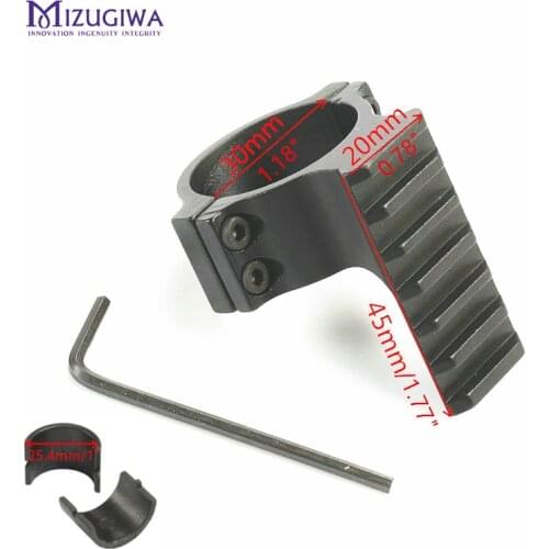 Barrel Mount 25.4mm 30mm Ring Adapter 20mm Weaver Picatinny Rail Rifle Pistol Airsoft Gun Base Install Scope Pistol Hunting