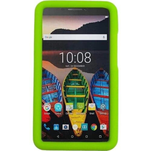 MingShore Rugged Shock Proof Silicone Soft Cover Case For Lenovo Tab 3 7 Plus 7.0 inch TB-7703X TB-7703F Tablet