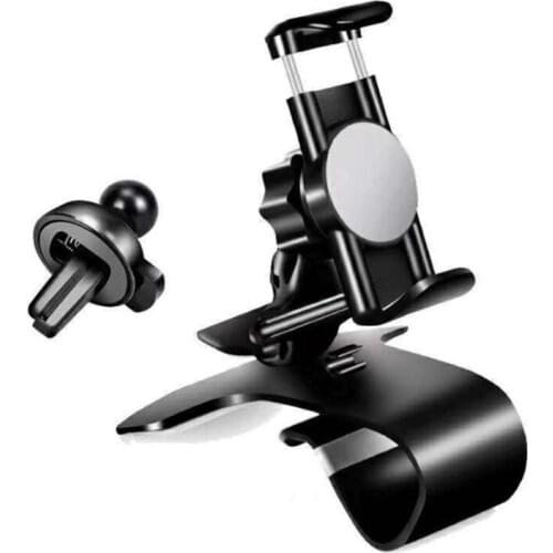 Mobile Phone Clip Holder Cell Phone Holder GPS Bracket Stand Phone Holder Mount Phone Holder with Full-Angle Rotation