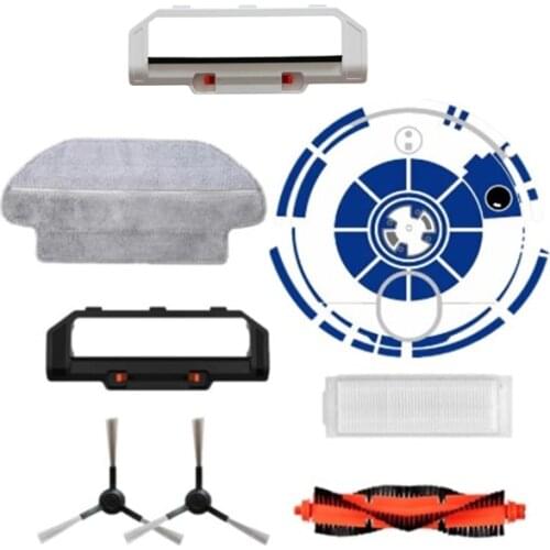 Robot Vacuum Cleaner Main Brush Cover Side Brush for Xiaomi Viomi SE Robotic Vacuum Cleaner Parts Accessories