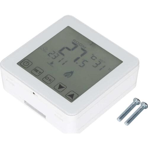 Room Temperature Controller Wall-mounted Programmable LCD Screen Digital Electric Heating Thermostat Room Temperature Controller