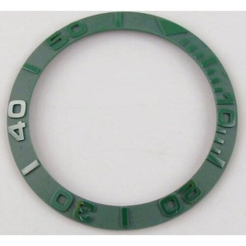 New 38mm Brushed Green Ceramic Insert Bezel Hot Insert for Mens Watch insert for 40mm watch