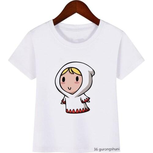 New Arrival 2021 Children T-shirt Cartoon Black Magician Graphic Print Boys T Shirt Summer Fashion Harajuku Girls Tshirt Tops