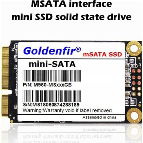 Goldenfir MSATA SATA3 SSD 128GB/256GB/512GB/1TB Internal Solid State Drives Hard Disk For Laptop