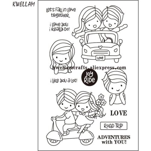 I love you i like you a lot Scrapbook DIY photo cards rubber stamp clear stamp transparent stamp 10x15cm KW7092504