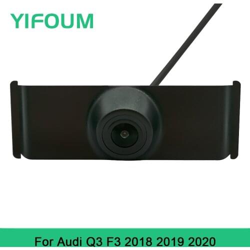 YIFOUM HD CCD Car Front View Parking Night Vision Positive Waterproof Logo Camera For Audi Q3 F3 2018 2019 2020
