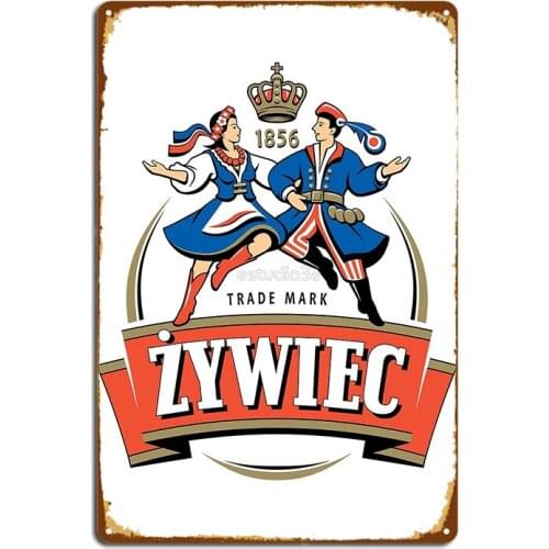 Zywiec Polska Beer - Polish Metal Signs Club Cinema Decoration Mural Painting Tin sign Posters