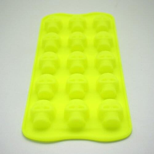 1pc Food Grade Silicone Skull Chocolate Mould For Cake Pudding Chocolate Ice Biscuit Non Stick Moulds Bakeware Baking Tool