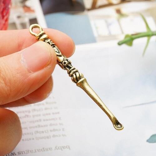 1PCS Ear Wax Pickers Imitation Brass Ear Picks Wax Curette Beauty Removal Ear Ear Remover Tools Pick Care Cleaner Tool U5W0