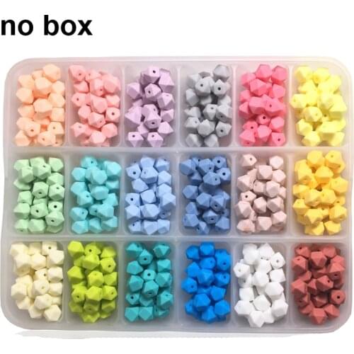 20pc Silicone Beads BPA Free hexagon Beads 13mm Food Grade Silicone Teether DIY Teething Beads Necklack Baby Teether