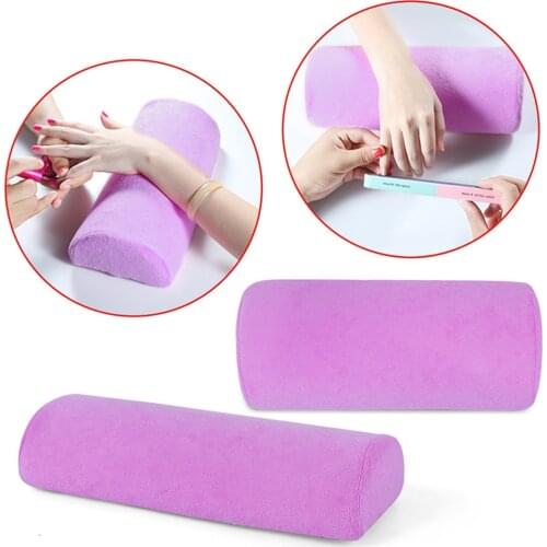 5 Colors Nail Art Pillow Washable Manicure Hand Cushion Sponge Pillow Holder Arm Rests Holder Soft Manicure Nail Tool Equipment