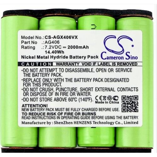 Cameron Sino 2000mAh battery for AEG 90005510600 90016553200 90016584800 90016585000 AG406 AG406WD AG4106 AG4108ZB4106WD