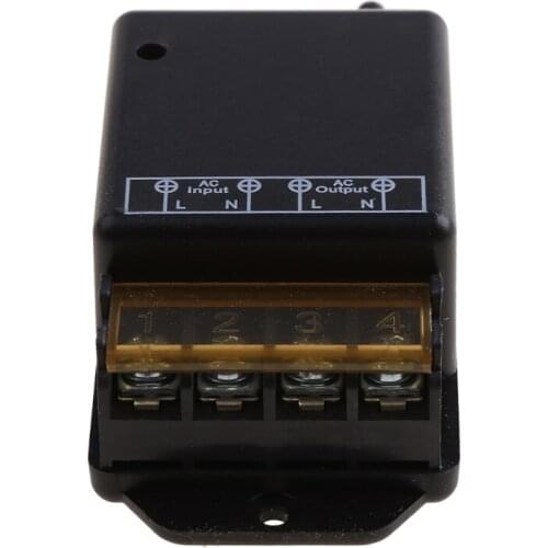 Wireless RF Remote Control Switch AC 220V Relay Receiver With 2 channel 433Mhz E56B