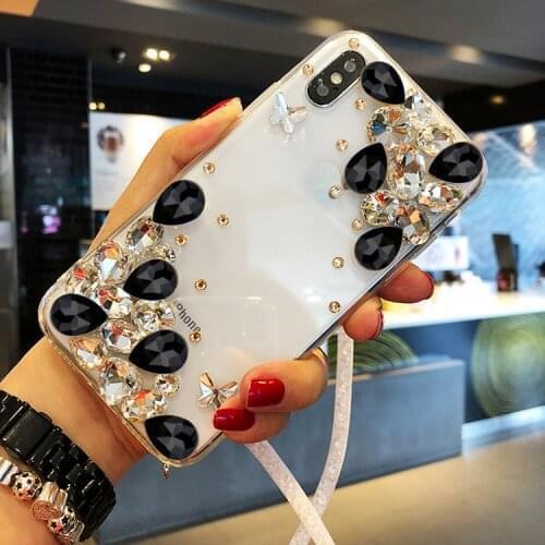 Necklace Lanyard Phone Case For Samsung Galaxy Note 20 10 S21 Plus S20 Ultra S10 S9 Plus A52 A72 A51 A71 Strap Cord Chain Cover