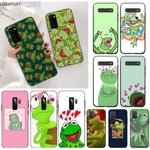 Kermit the frog meme Phone Case for Samsung S20 plus Ultra S6 S7 edge S8 S9 plus S10 5G lite 2020