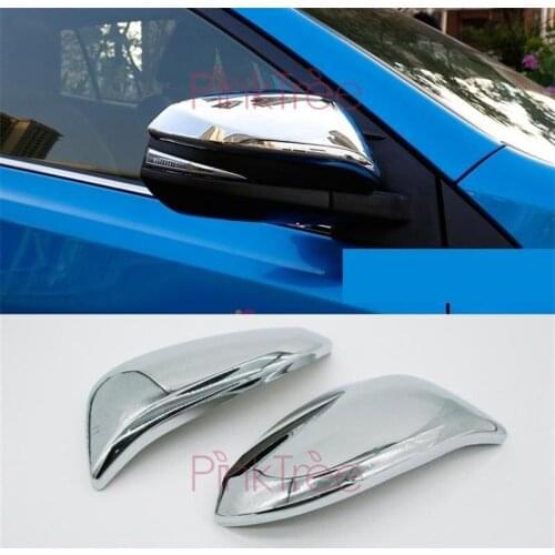 For Toyota Hilux Revo 2015 2016 Chrome Side Wing Door Mirror Cover Trim Car Styling Accessories Tuning Accessories