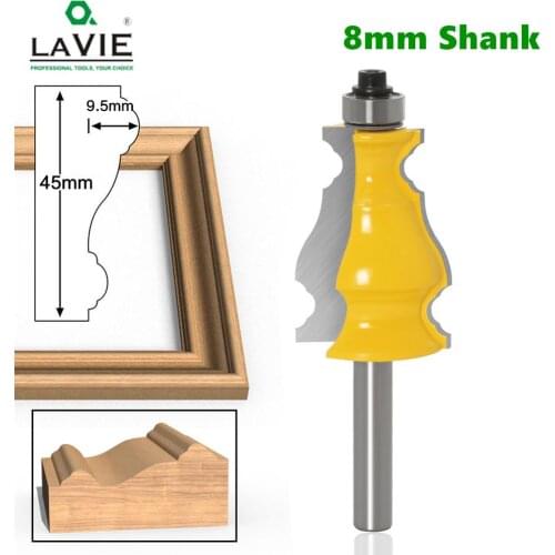 1pc 8mm Shank Picture Frame Router Bits Tenon Tungsten Carbide Line Bit Woodworking Milling Cutter for Wood